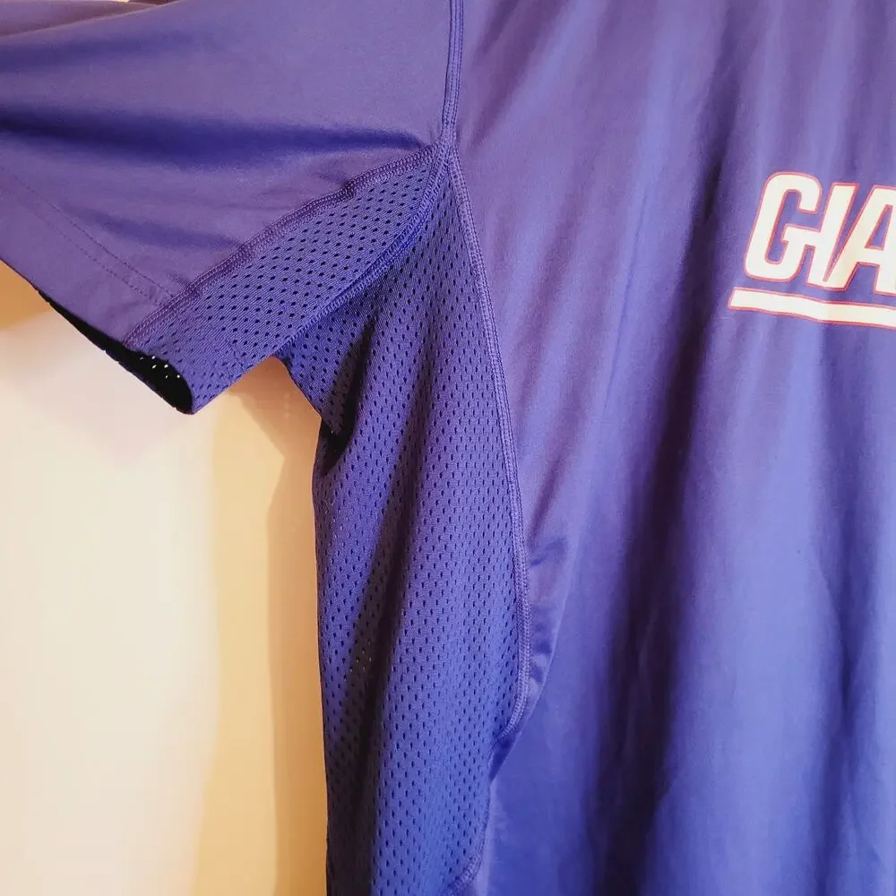 Nike On Field blue New York Giants short sleeved jersey XL Fangear Sportswear